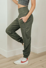 Load image into Gallery viewer, SP24- RAE MODE- Where Are You High Rise Joggers in Olive
