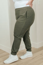 Load image into Gallery viewer, SP24- RAE MODE- Where Are You High Rise Joggers in Olive
