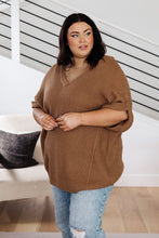 Load image into Gallery viewer, Wonder Why V-Neck Short Sleeve Sweater (Reg &amp; Curvy)
