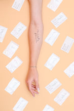 Load image into Gallery viewer, Words For a Season Temporary Tattoo - "BLESSED"
