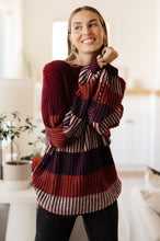 Load image into Gallery viewer, World of Wonder Striped Sweater (Reg &amp; Curvy )
