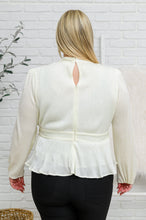 Load image into Gallery viewer, WEEKEND DEAL - Xanadu Long Sleeve V Neck Blouse in White

