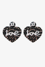 Load image into Gallery viewer, Valentines *Love Spell* : Beaded Heart Earrings
