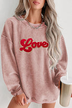 Load image into Gallery viewer, Valentines Cozy Chic *LOVE* : Dropped Shoulder Sweatshirt
