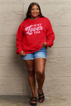 Load image into Gallery viewer, Simply Love Full Size IN MY LOVER ERA Round Neck Sweatshirt
