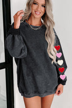 Load image into Gallery viewer, Valentines *Love all Around* : Dropped Shoulder Sweatshirt
