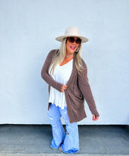 Load image into Gallery viewer, PREORDER: Reese Ribbed Cardigan in Seven Colors ~ Ends 8/22
