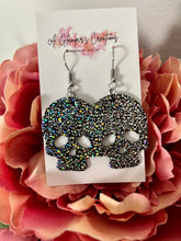 Load image into Gallery viewer, The Skully Earrings *Black*
