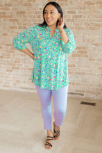 Load image into Gallery viewer, DEAR SCARLETT- Lizzy Top in Emerald Floral
